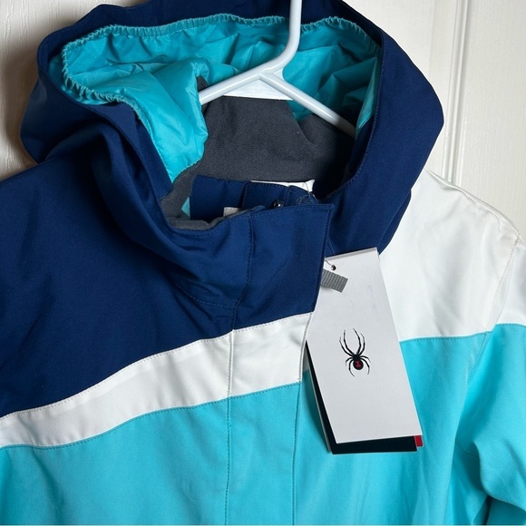 SPYDER GIRLS ZOEY FULL ZIP SKIING JACKET SIZE 18 NWT $159 - Picture 3 of 7